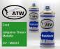 Preview: Ford, Jalapeno Green Metallic, SV / M6951: 400ml Sprühdose + 400ml Klarlack - Set, von ATW Autoteile West.